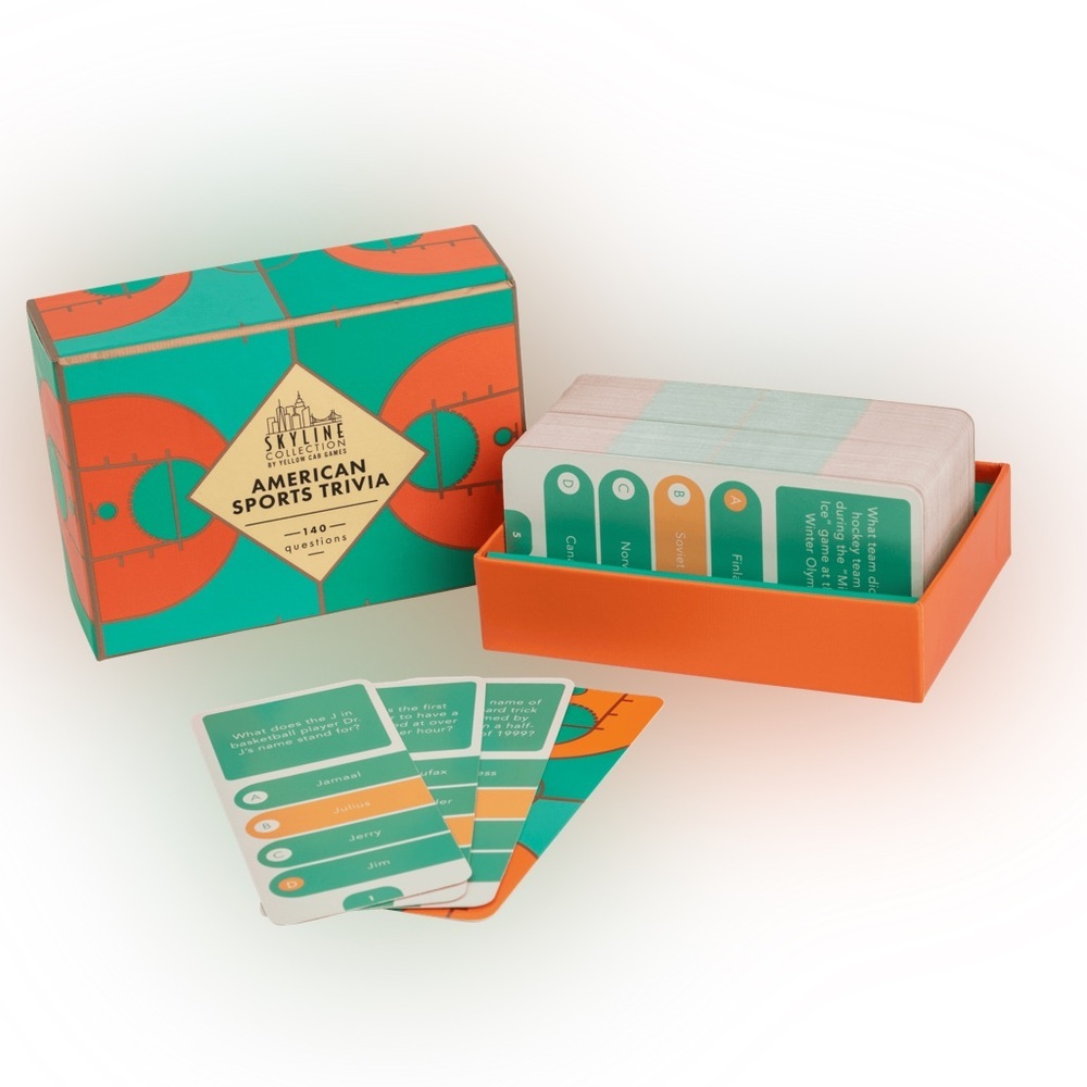 Skyline Collection‎ by Yellow Cab Games American Sports Trivia Set 140 Cards NWT